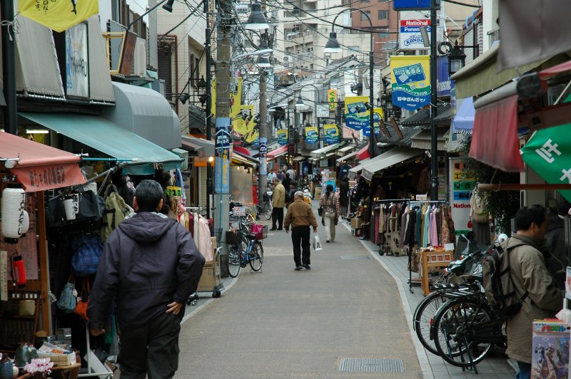 到着:谷中銀座商店街